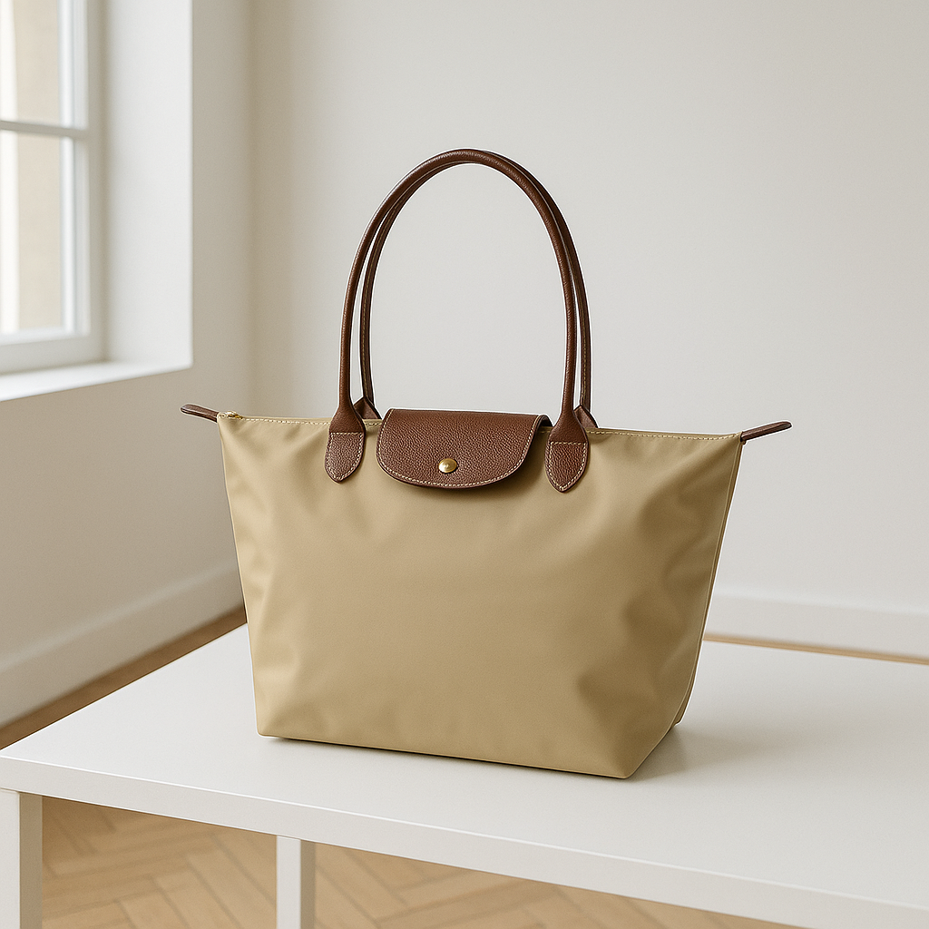 Women's Crossbody Bag with Zip Pockets - Faux Leather, 3 Colours