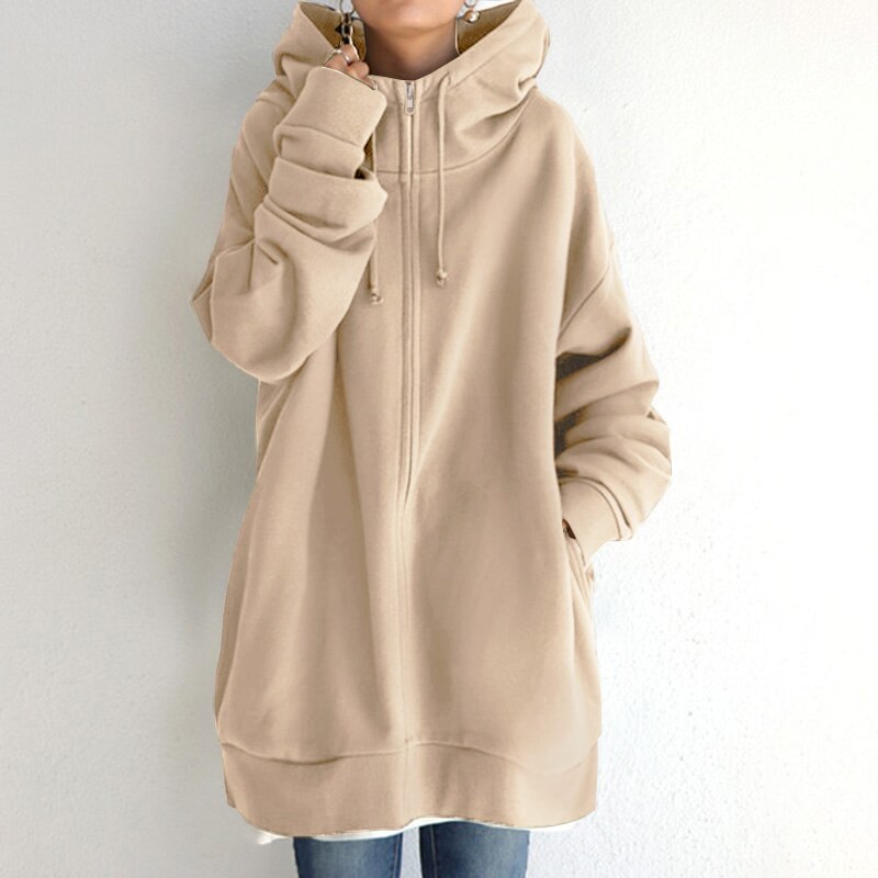 Women's Oversized Hooded Sweatshirt – Warm Winter Hoodie, 5 Colours