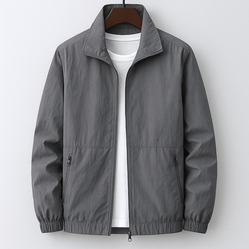 Men's Lightweight Zip Jacket – Breathable Spring & Summer Coat, 5 Colours