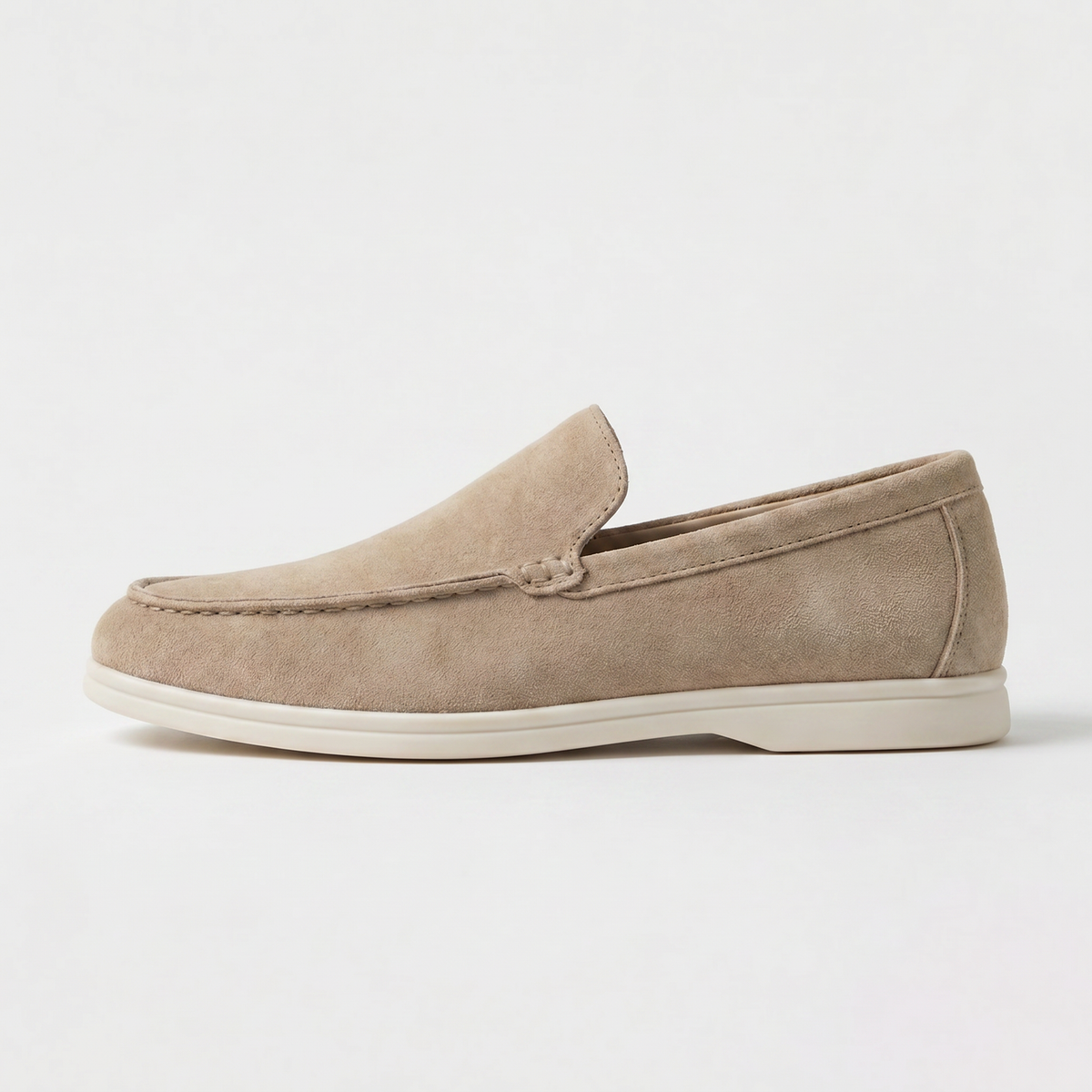 Men's Suede Loafers – Slip-On Lightweight Casual Shoes, 4 Colours