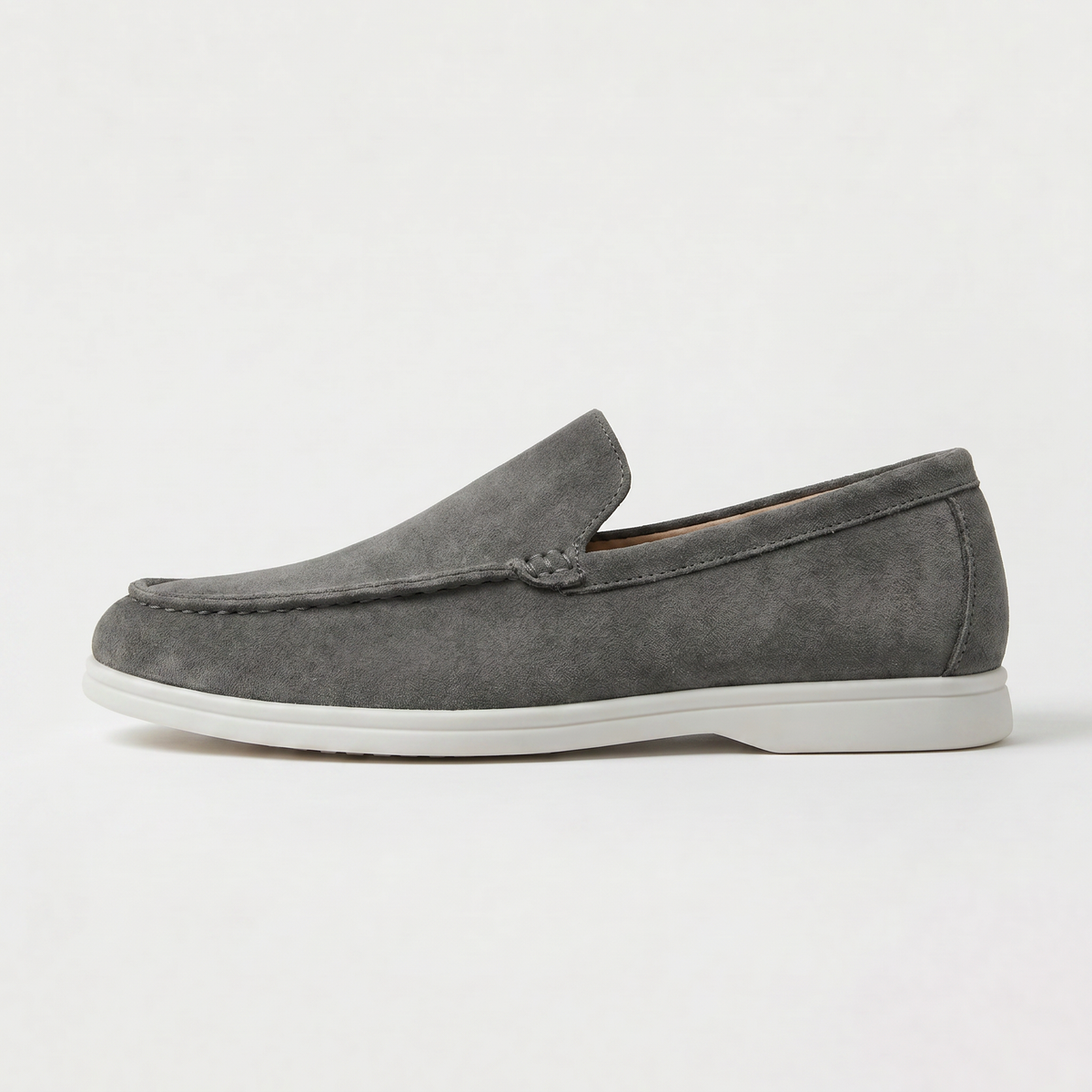 Men's Suede Loafers – Slip-On Lightweight Casual Shoes, 4 Colours