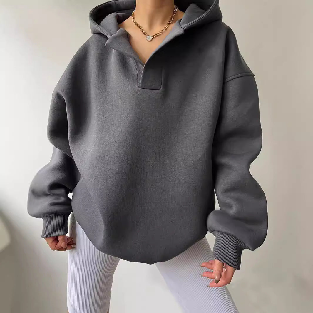 Women's Oversized Hoodie – Cosy Drawstring Hooded Sweatshirt, 10 Colours
