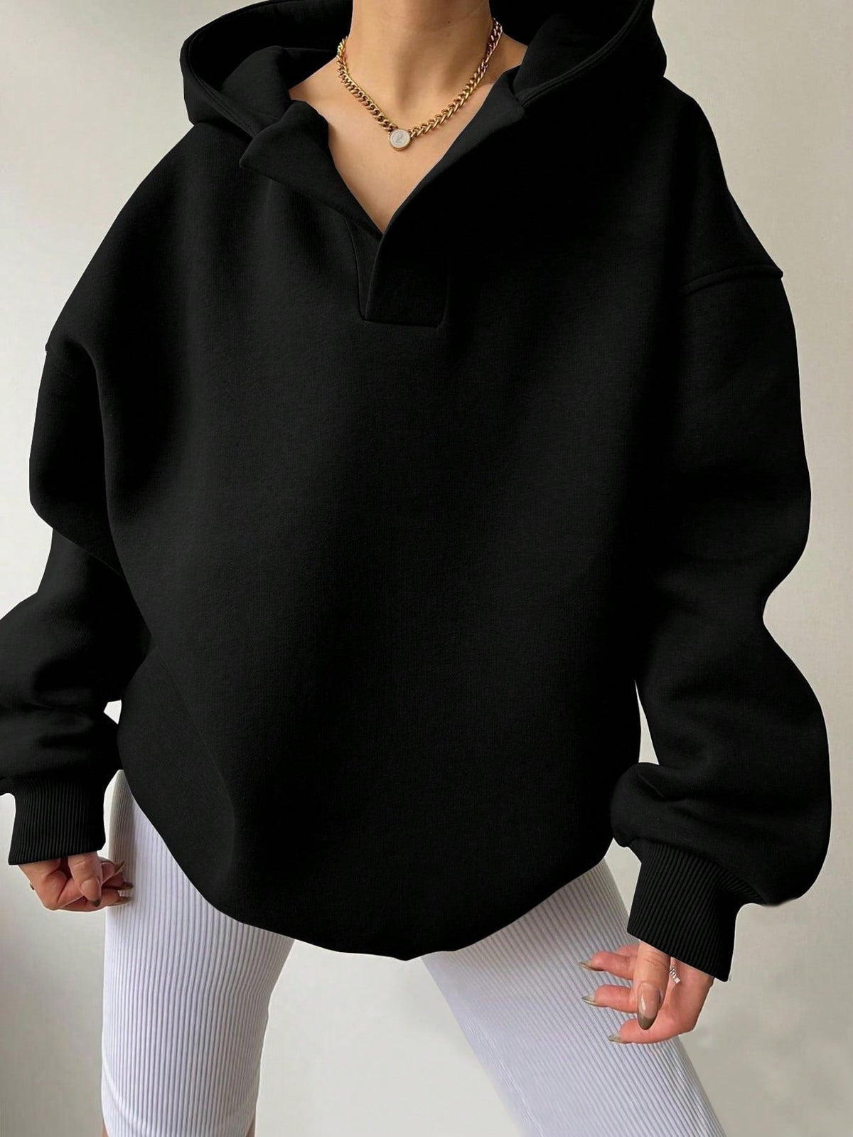 Women's Oversized Hoodie – Cosy Drawstring Hooded Sweatshirt, 10 Colours