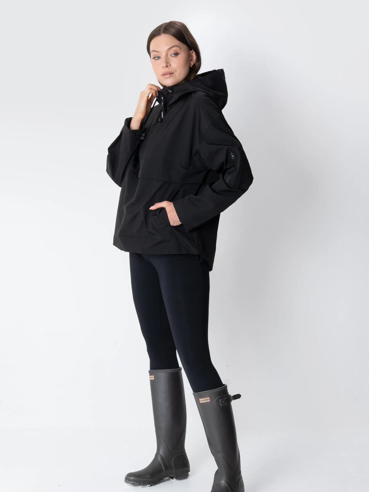Women's Hooded Rain Jacket – Relaxed Fit Rain Hoodie, 3 Warmth Levels, 5 Colours