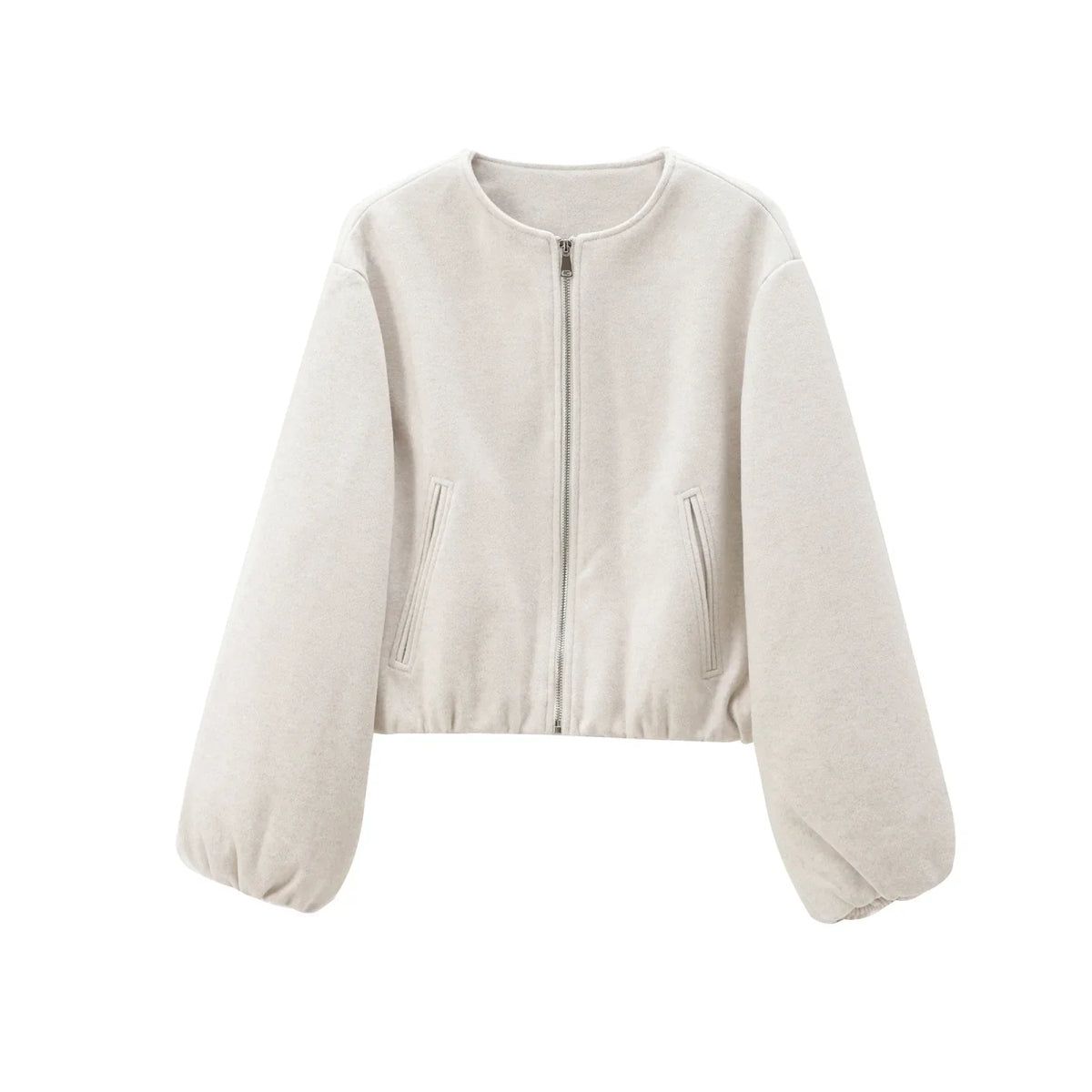 Women's Teddy Fleece Bomber Jacket – Cropped Borg Jacket, 5 Colours
