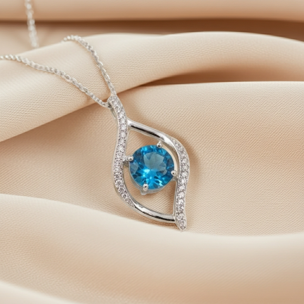Emerald Green Necklace for Women – Dainty Delicate Necklace