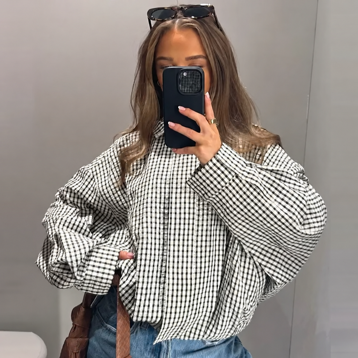 Women's Plaid Bomber Jacket – Cropped Checked Jacket, 5 Colours