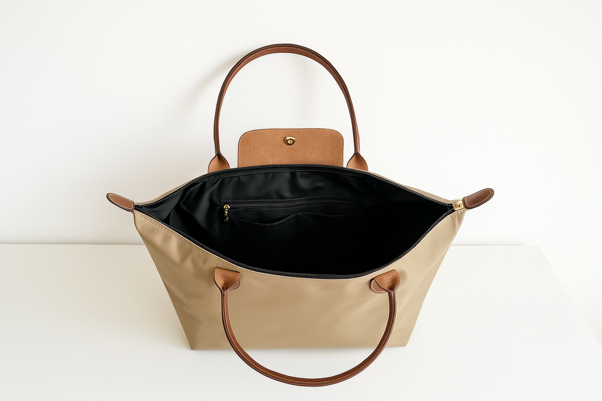 Women's Crossbody Bag with Zip Pockets - Faux Leather, 3 Colours