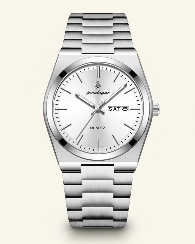 Men's Steel Watch – Emerald Dial Classic Watch