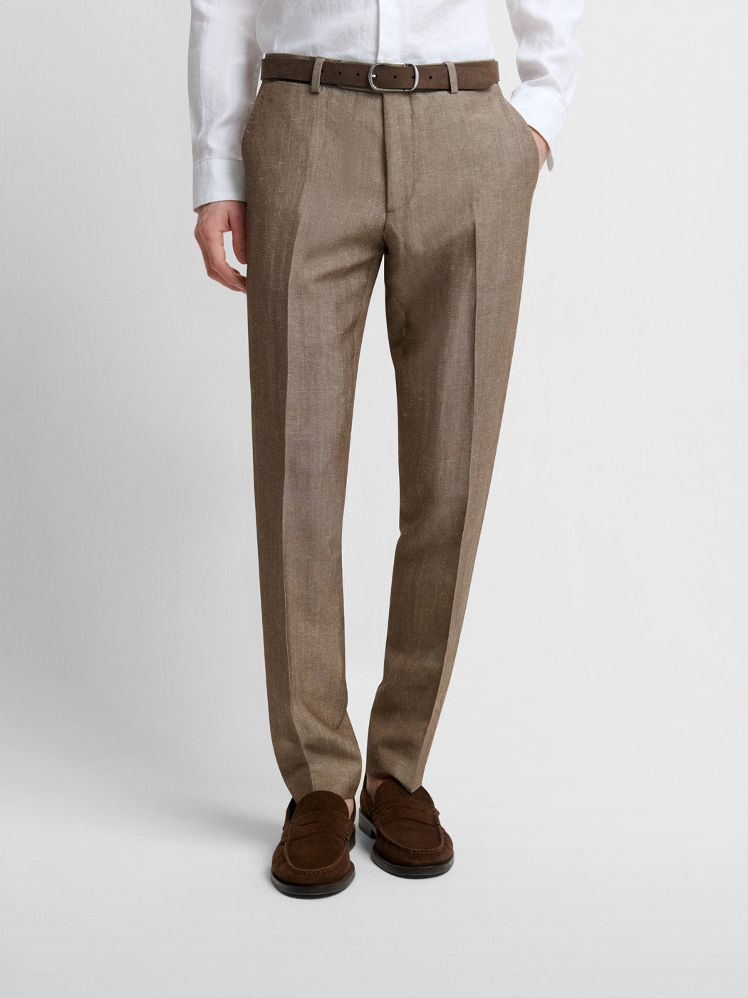 Men's Light Brown Suit – Two Piece Slim Fit Business Suit