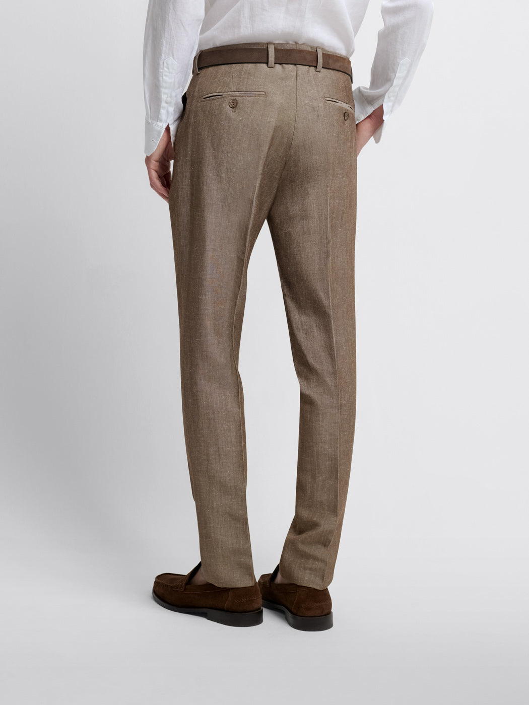 Men's Light Brown Suit – Two Piece Slim Fit Business Suit