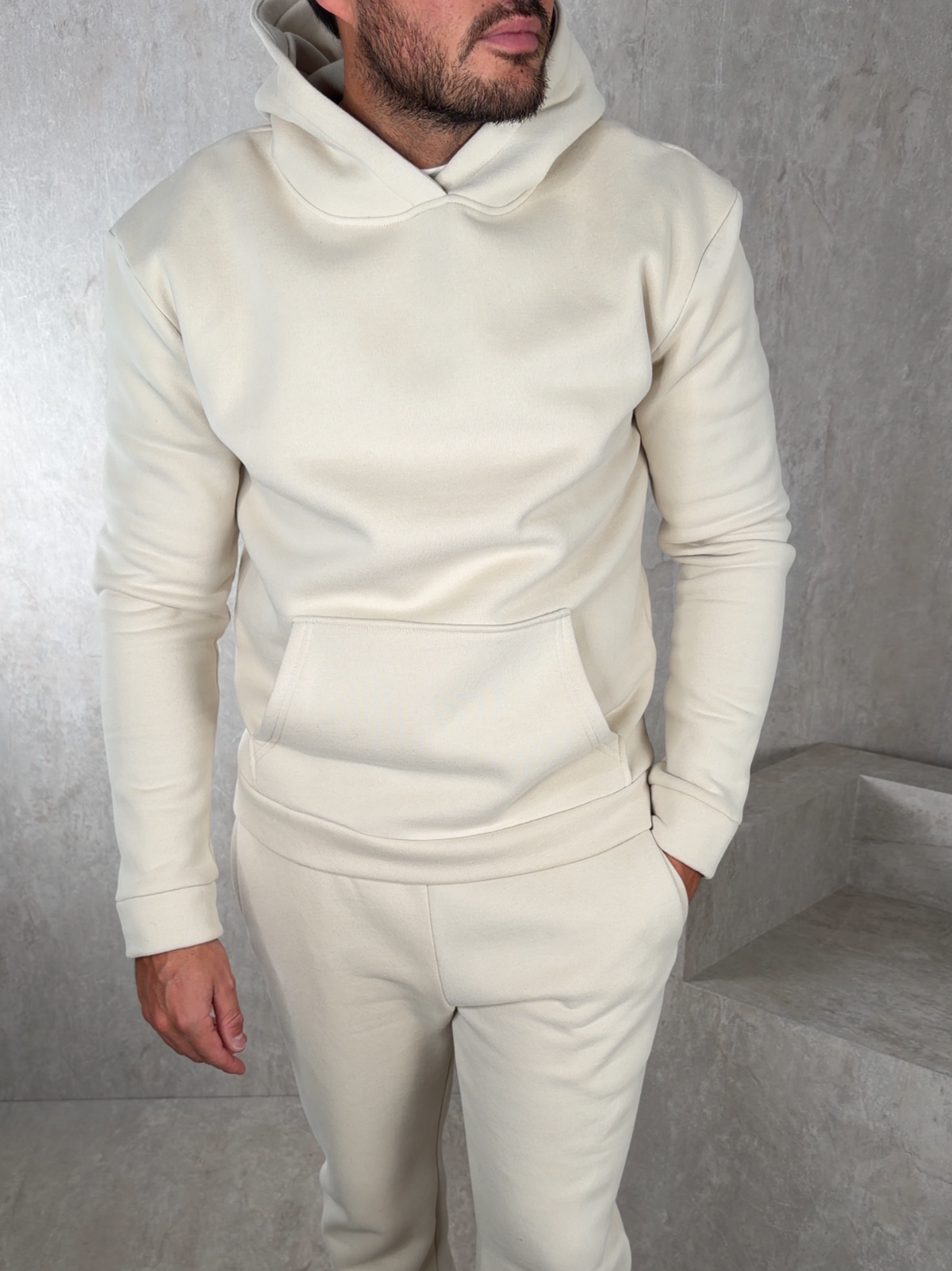 Men's Relaxed Fit Hoodie & Joggers Tracksuit – Straight Leg, 5 Colours