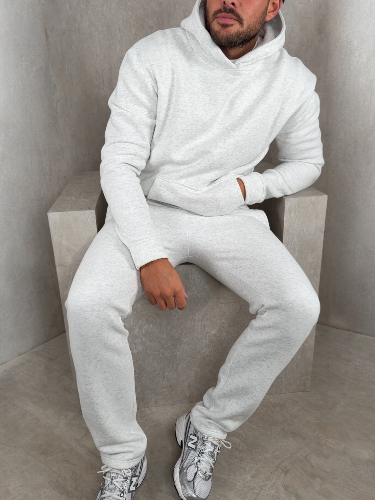 Men's Relaxed Fit Hoodie & Joggers Tracksuit – Straight Leg, 5 Colours