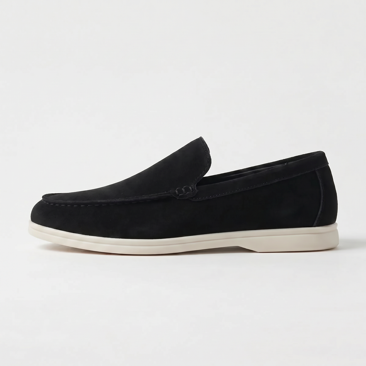 Men's Suede Loafers – Slip-On Lightweight Casual Shoes, 4 Colours