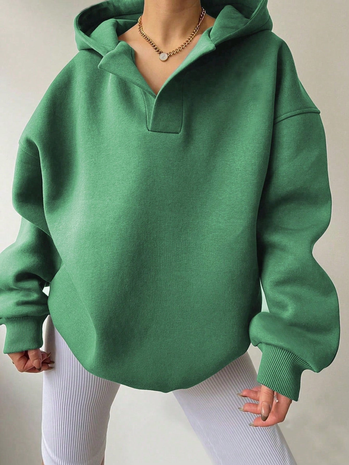 Women's Oversized Hoodie – Cosy Drawstring Hooded Sweatshirt, 10 Colours