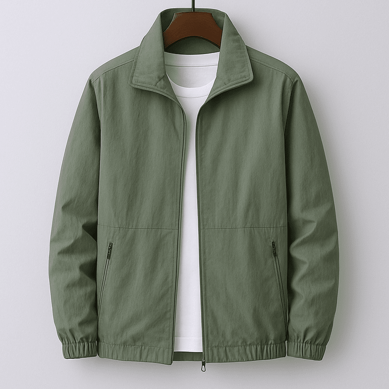 Men's Lightweight Zip Jacket – Breathable Spring & Summer Coat, 5 Colours