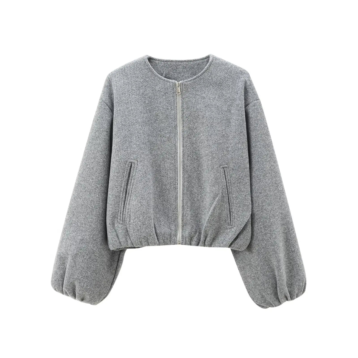 Women's Teddy Fleece Bomber Jacket – Cropped Borg Jacket, 5 Colours