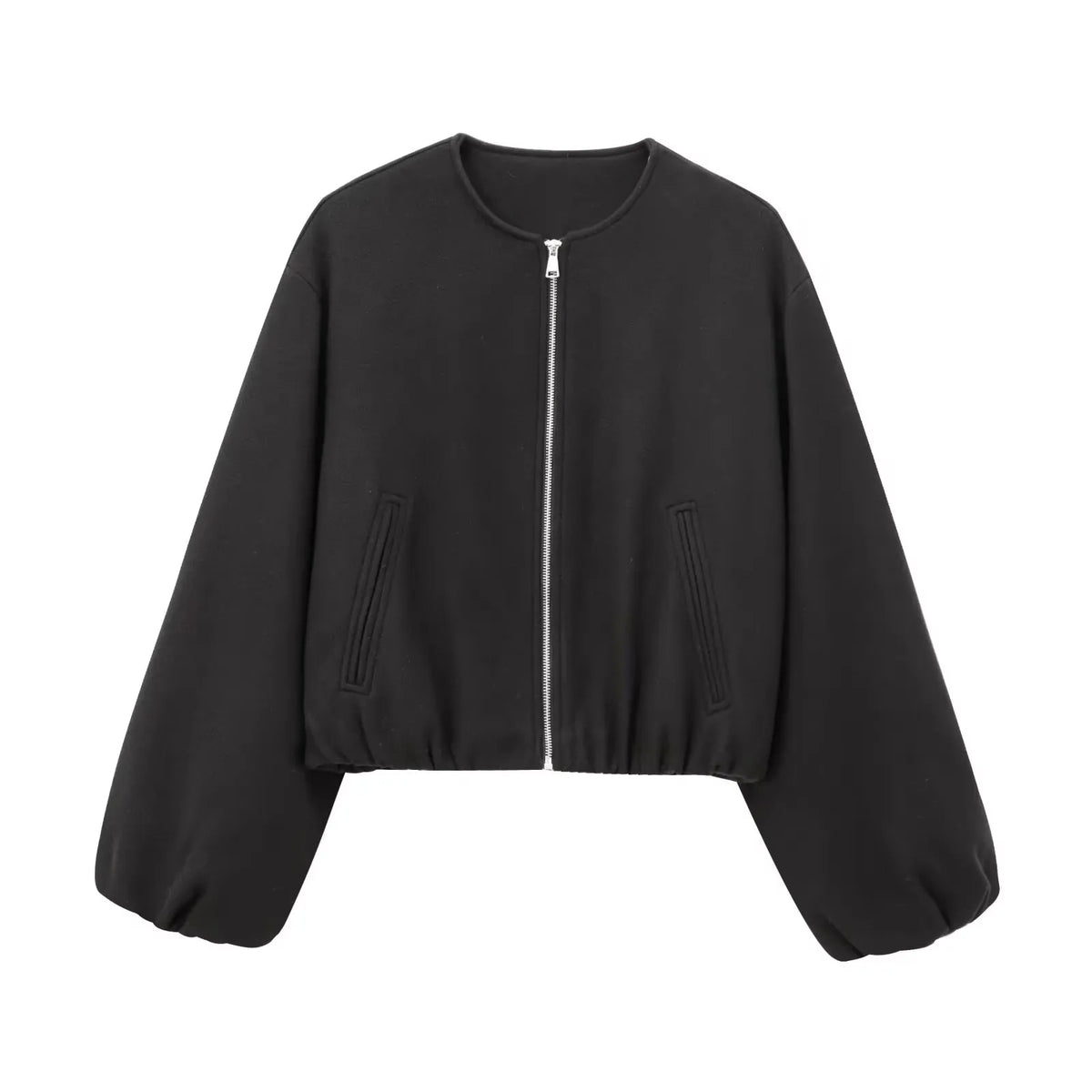 Women's Teddy Fleece Bomber Jacket – Cropped Borg Jacket, 5 Colours