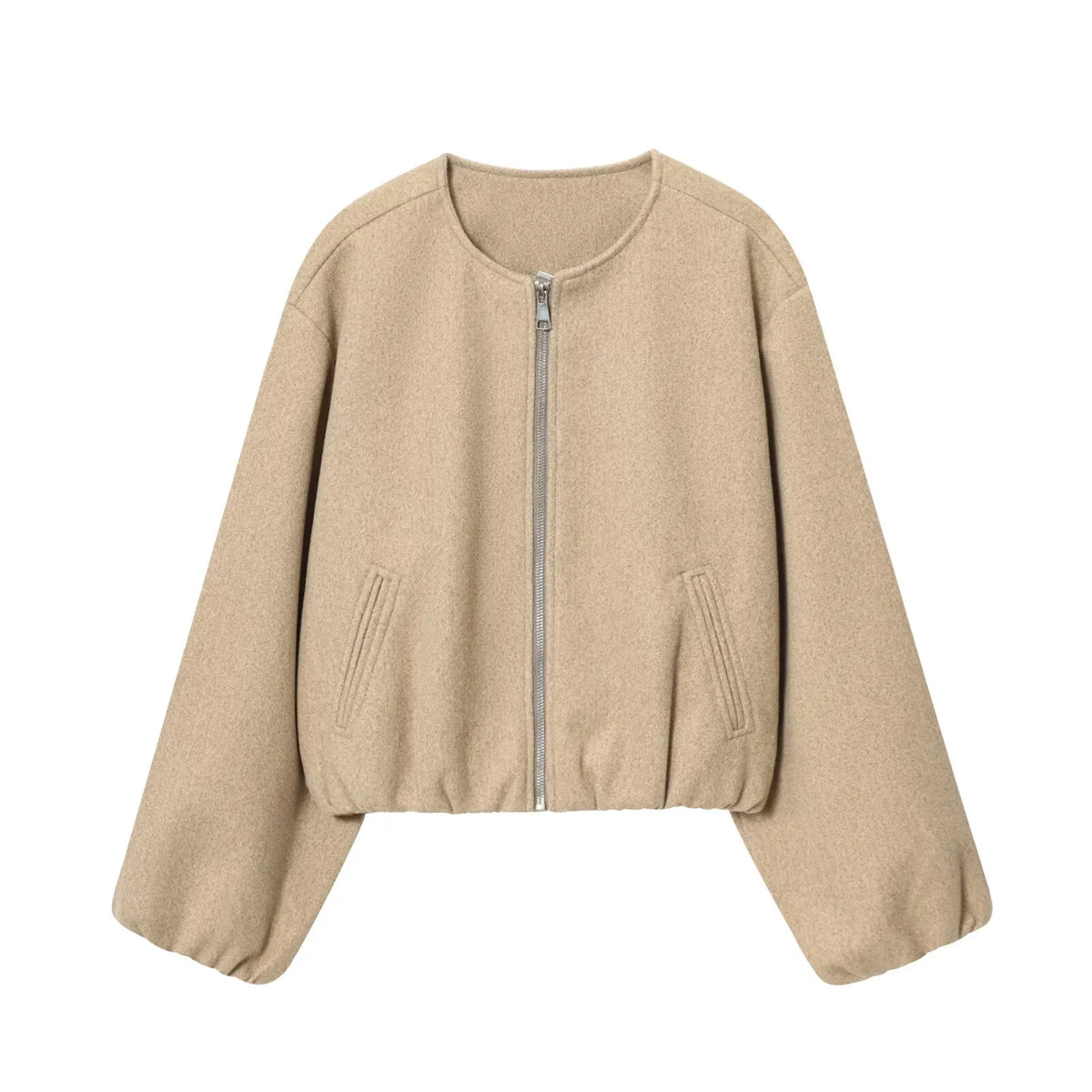 Women's Teddy Fleece Bomber Jacket – Cropped Borg Jacket, 5 Colours