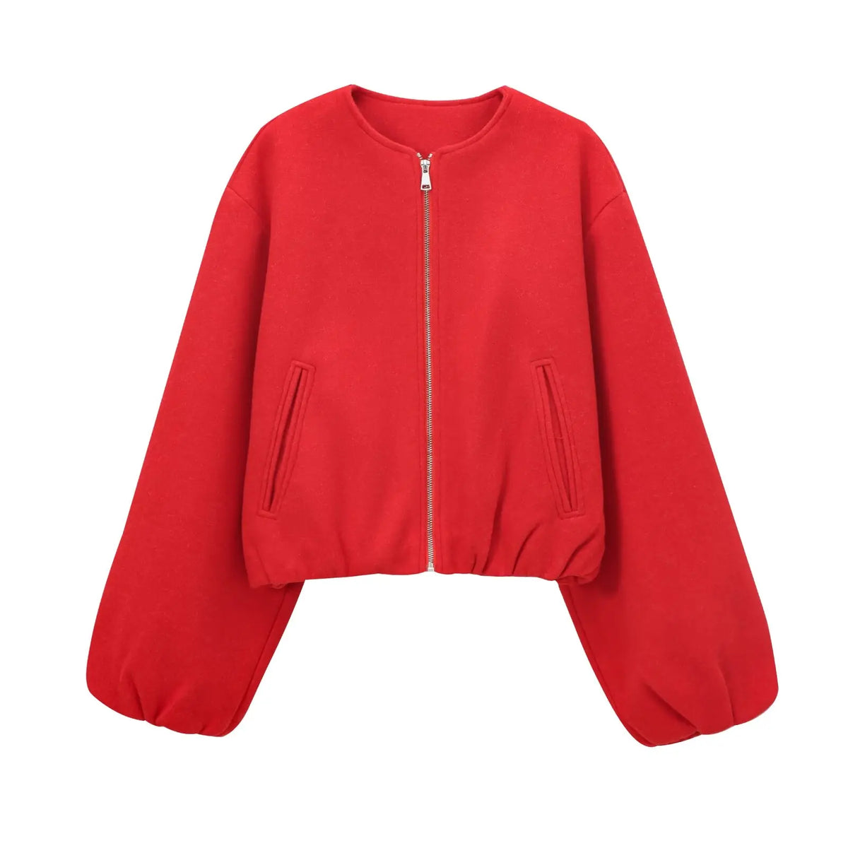 Women's Teddy Fleece Bomber Jacket – Cropped Borg Jacket, 5 Colours