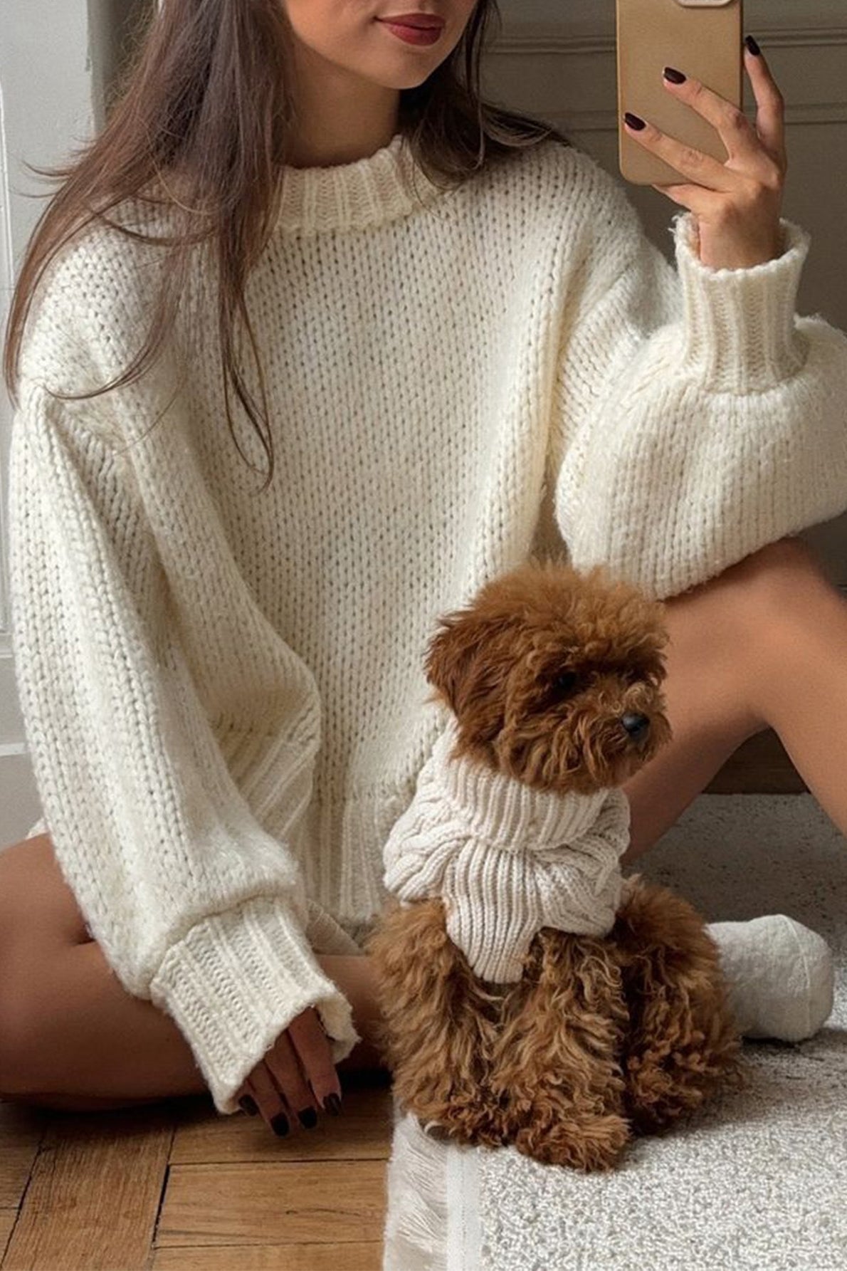 Women's Fine Knit Jumper – Crew Neck Layering Sweater, 4 Colours