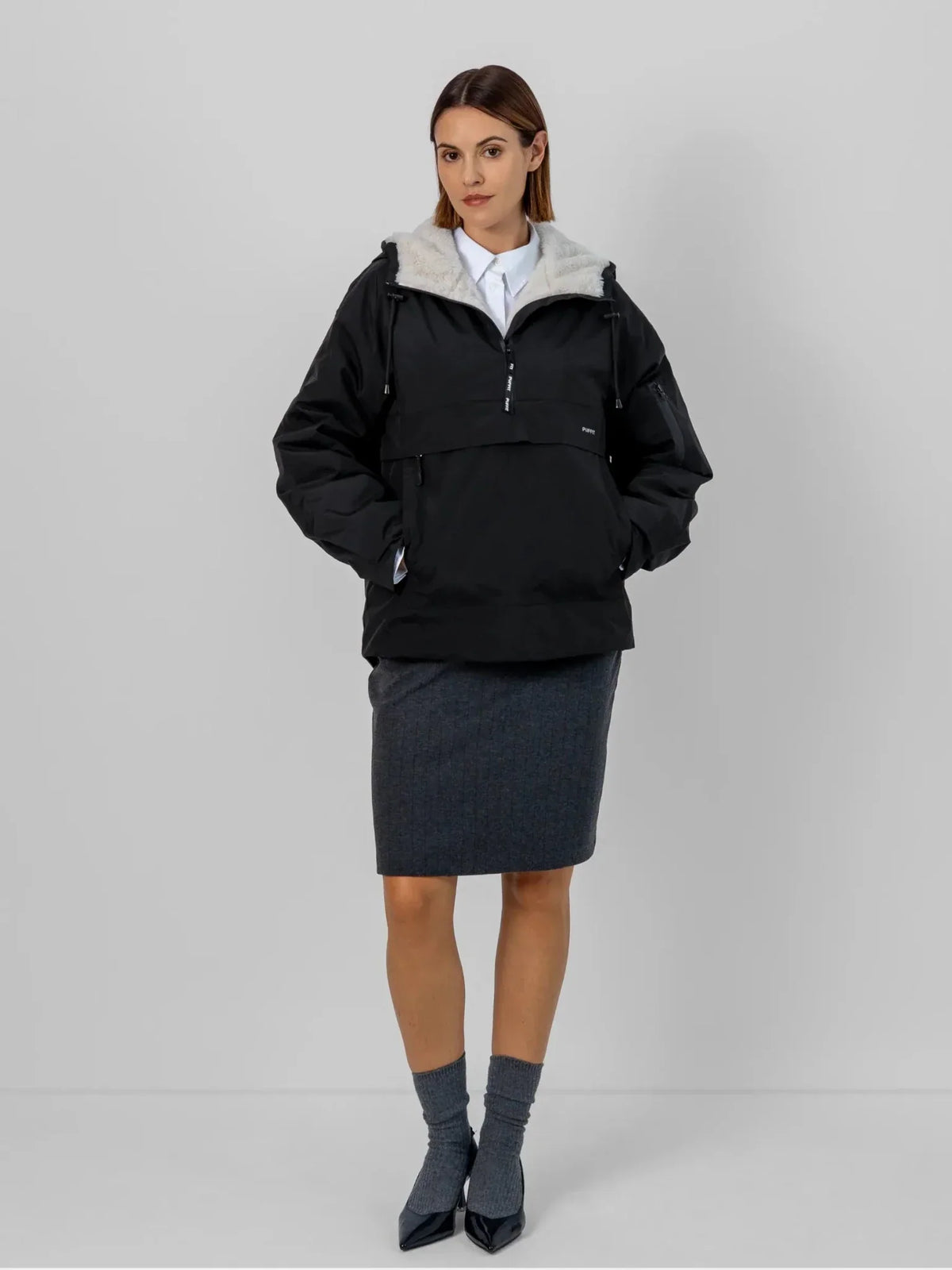 Women's Hooded Rain Jacket – Relaxed Fit Rain Hoodie, 3 Warmth Levels, 5 Colours