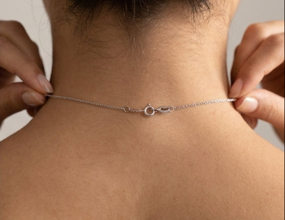 Emerald Green Necklace for Women – Dainty Delicate Necklace