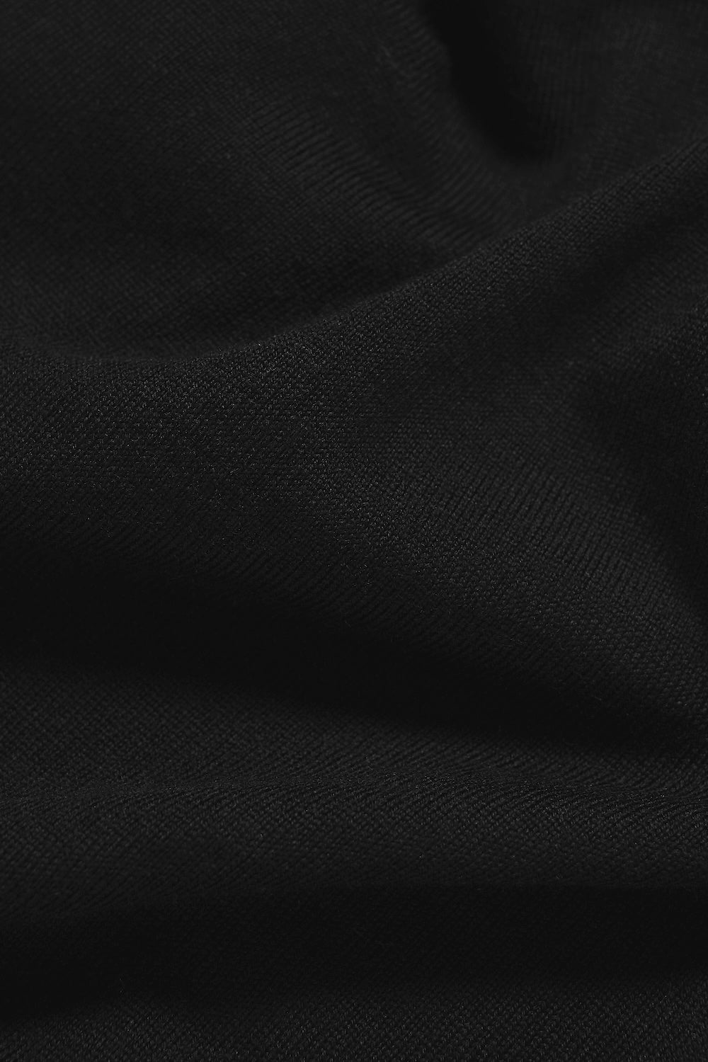 Men's Merino Wool-Blend Half-Zip Jumper – Extra Fine Knit in Black