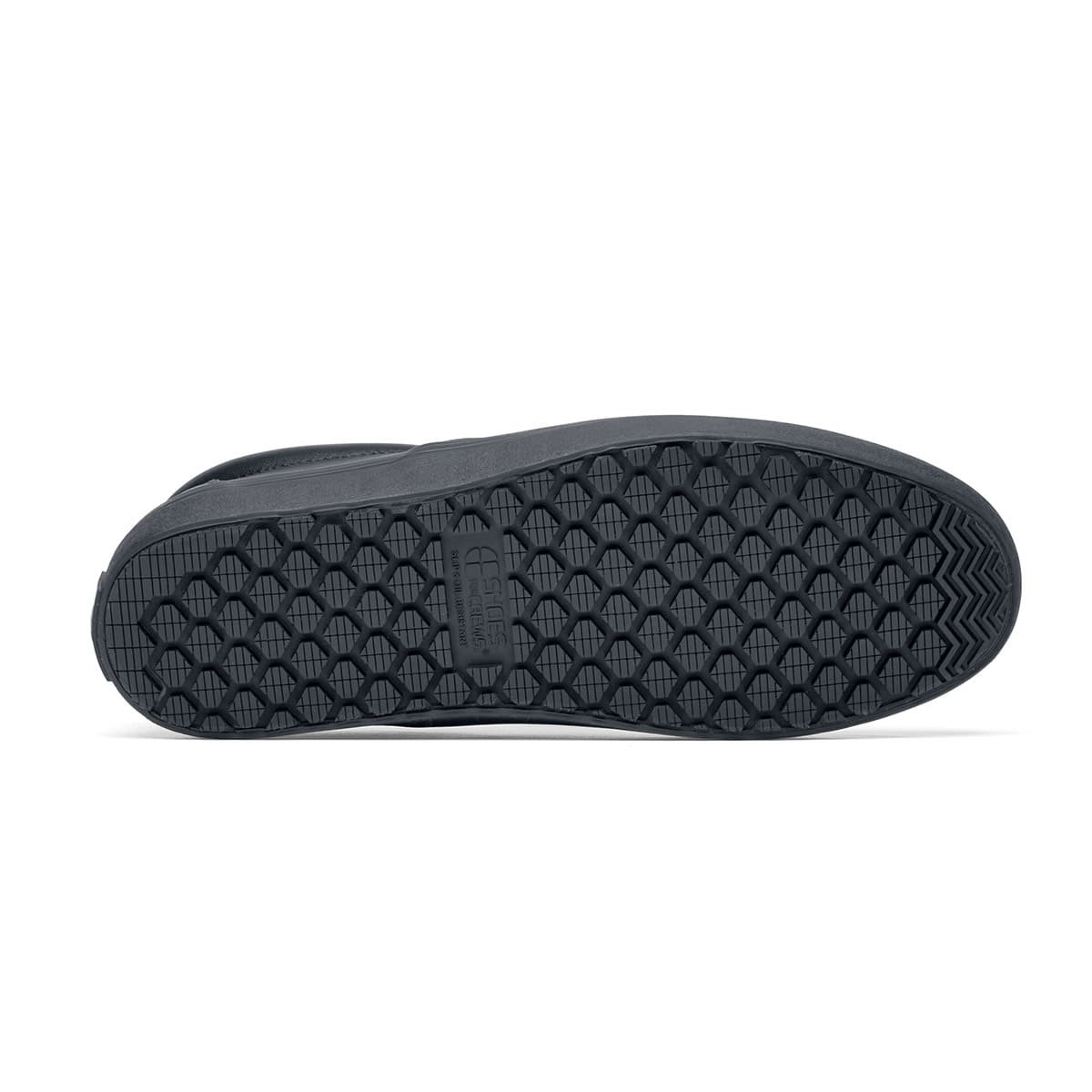 Men's Black Faux Leather Slip-On Shoes – Cushioned Comfort, No Laces